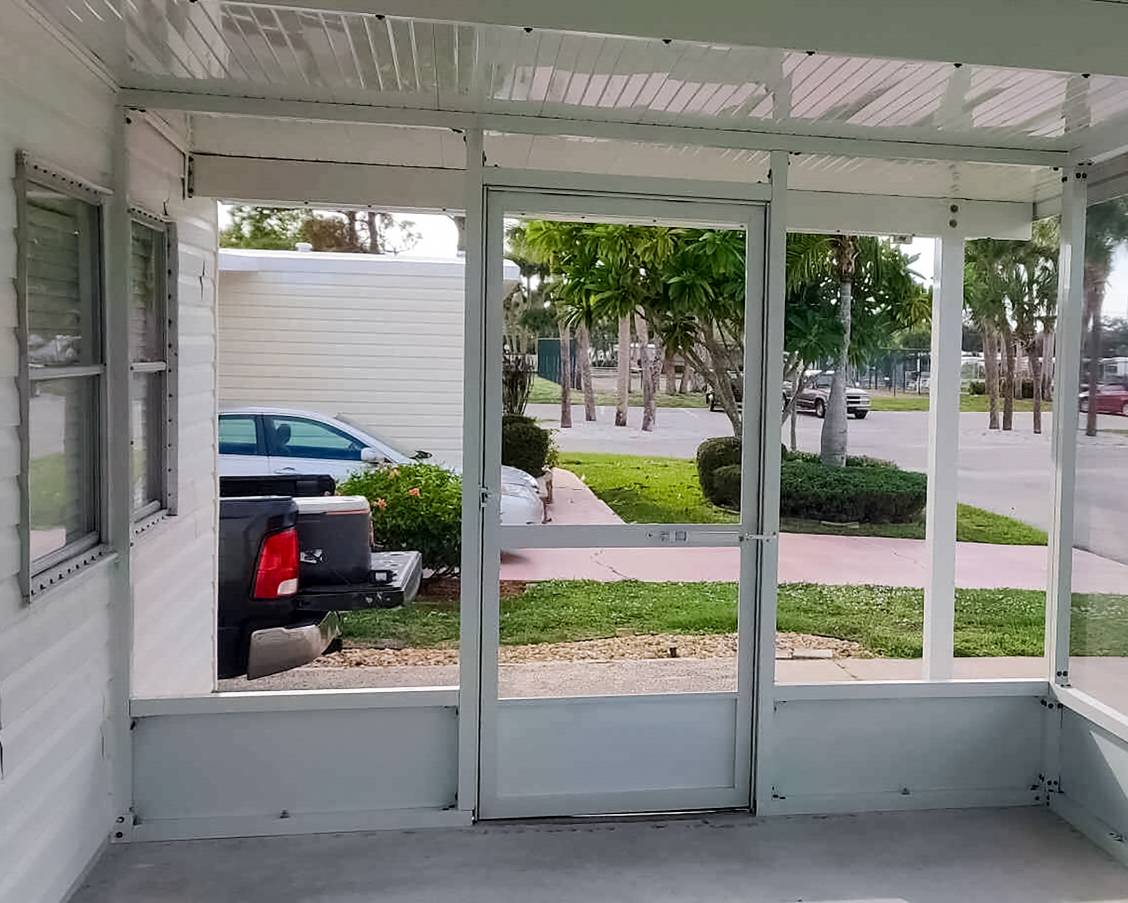 Residential carport installation